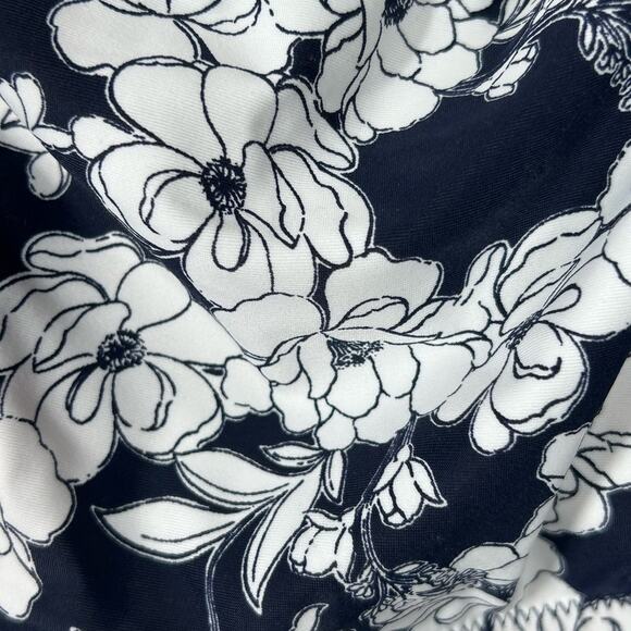 J.Crew Squareneck Bikini Swim Top in Magnolia Floral Navy NWT Size 3X BF129 - Picture 6 of 10